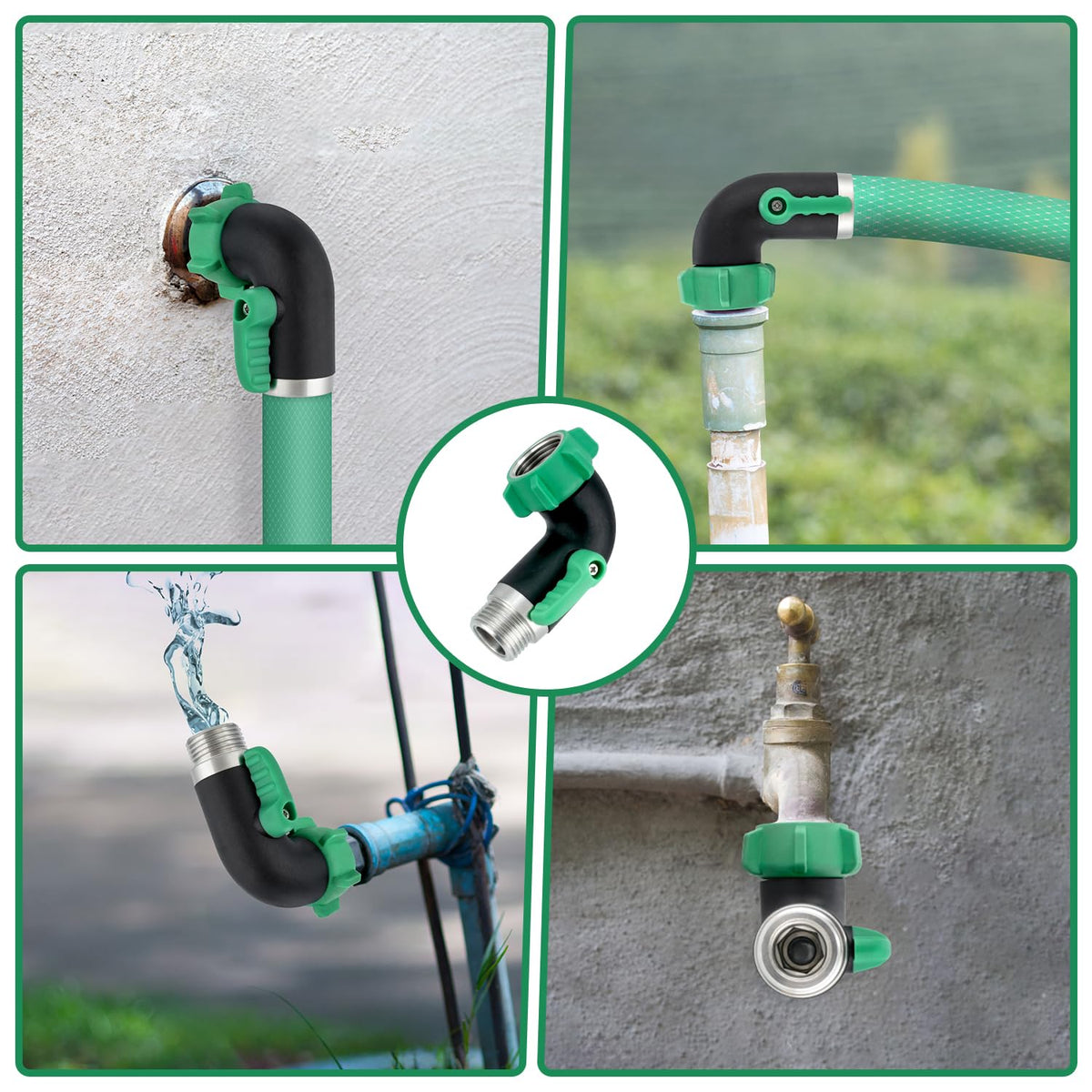 Kruuvax outdoor water fittings elbow suitable near walls and ground