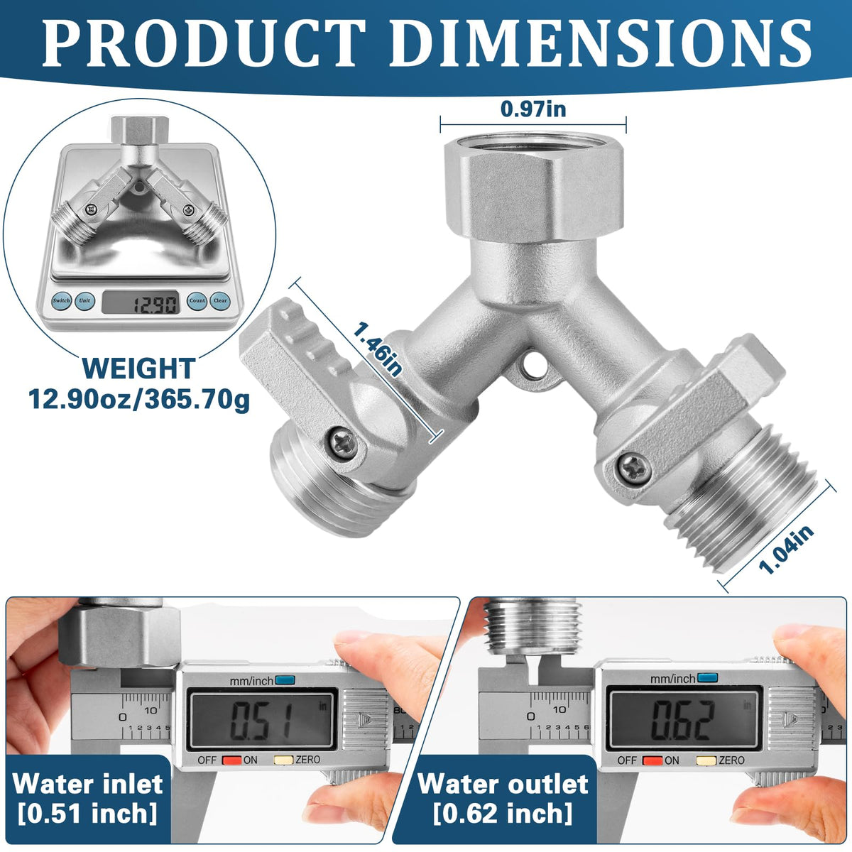 Kruuvax stainless steel body with quick-connect feature