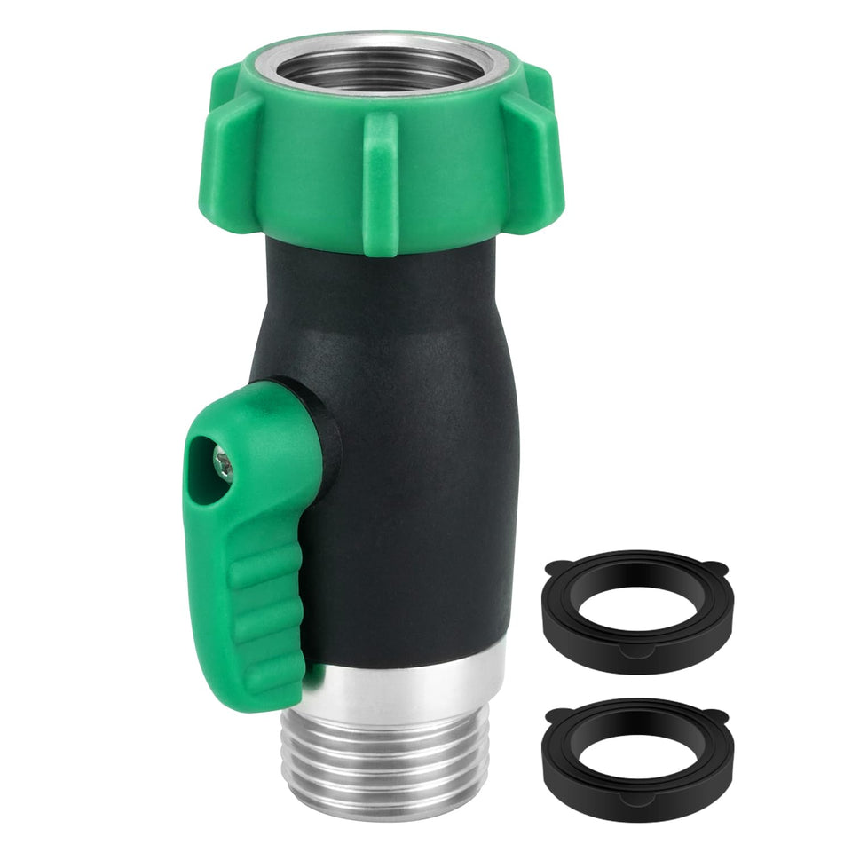 Kruuvax valve body close-up showing full-flow performance for efficient watering.
