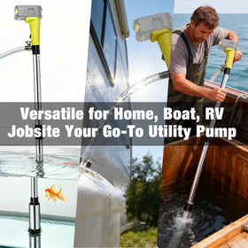 Krythonix built in sediment filter helps reduce debris during pumping.