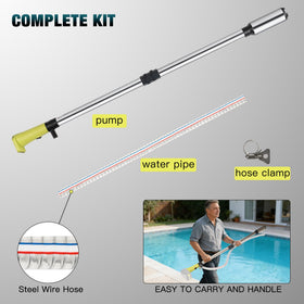 Krythonix ideal for transferring water in pools, gardens, ponds, and flood areas.