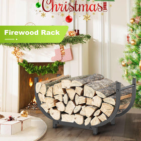 KRZKRZ firewood rack 30in assembly easy for quick setup.