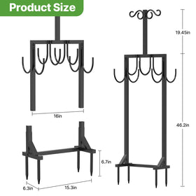KRZKRZ tangle-free design helps prevent hose kinks when stored