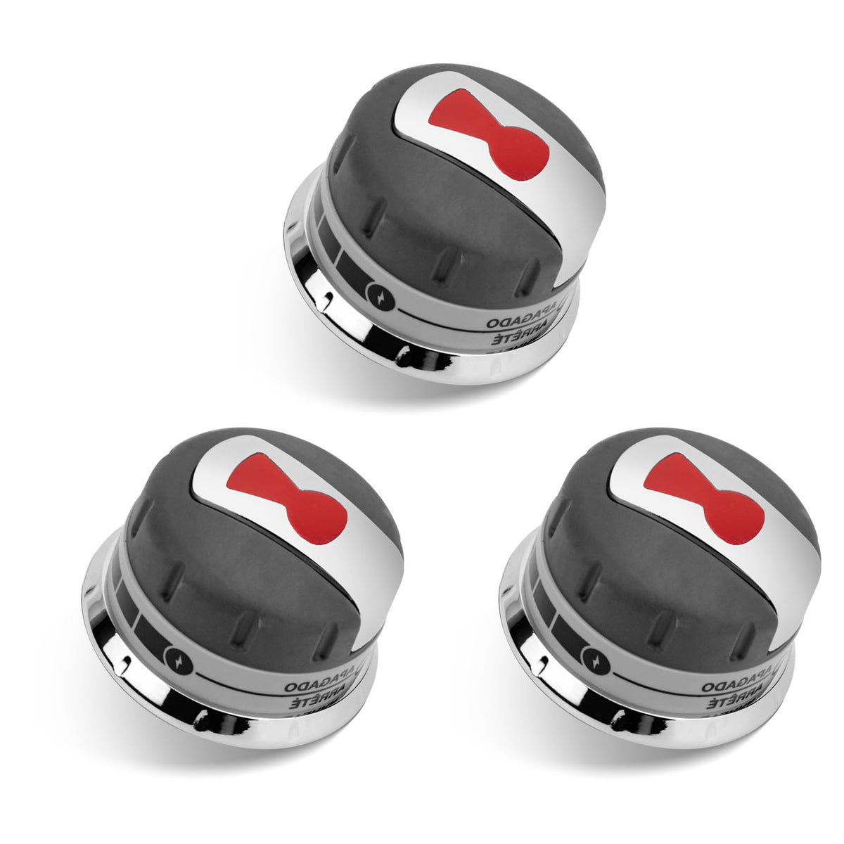 Kscjdg 88848 Genesis burner knobs three-pack for Weber Genesis grills