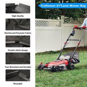 Kscjdg easy installation reminder for a compatible lawn bag replacement.