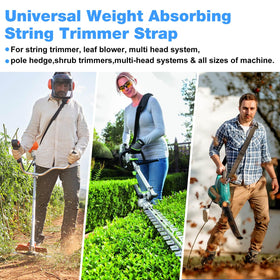Kscjdg weed eater strap quick connect attachment being used