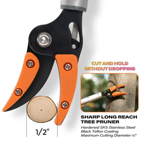 KSEIBI 143010 1/4 inch max cut ideal for precise pruning of small stems.