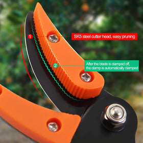 KSEIBI 143010 lightweight aluminum body reduces fatigue during long pruning sessions.