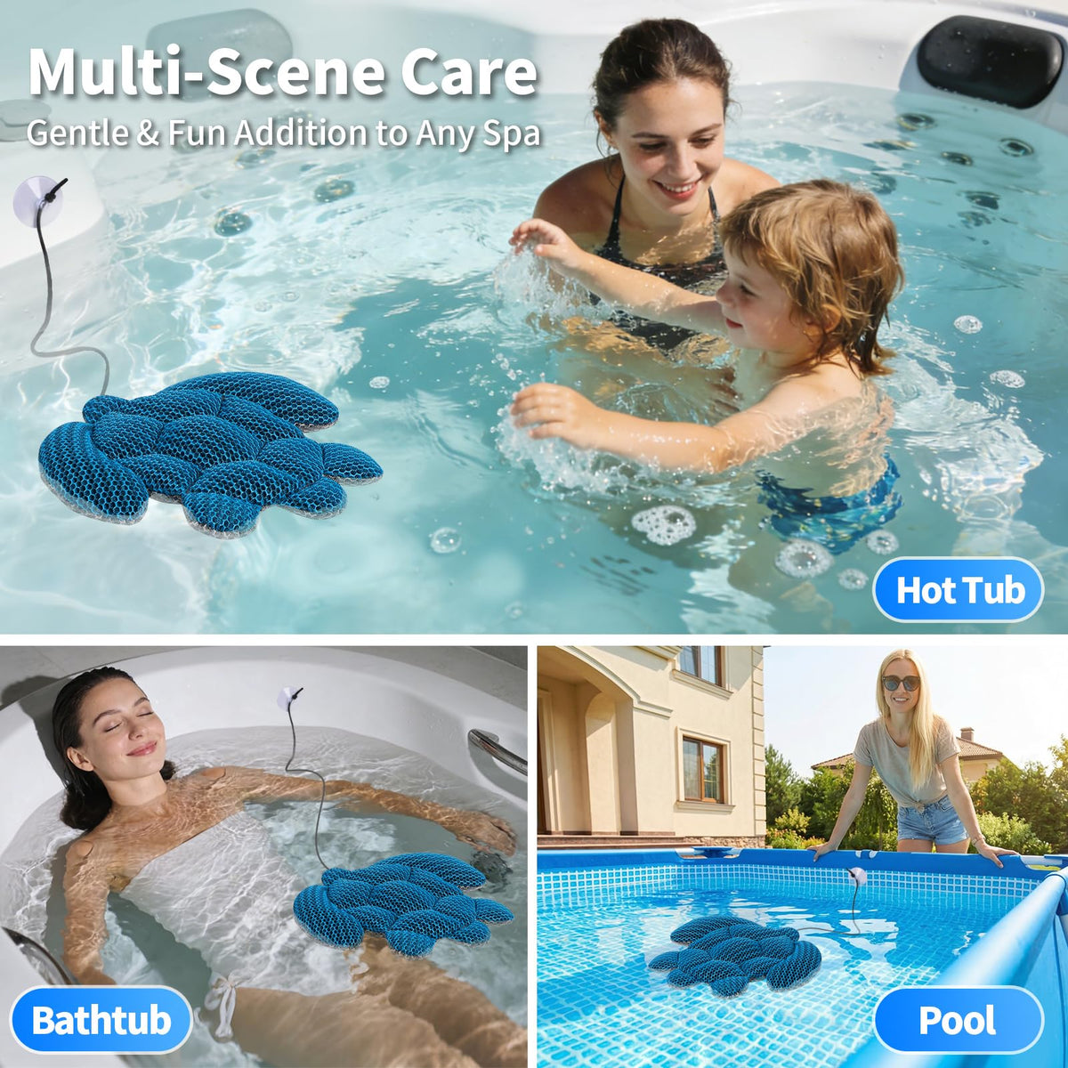 Ksheat hot tub scum sponge supports easier water maintenance