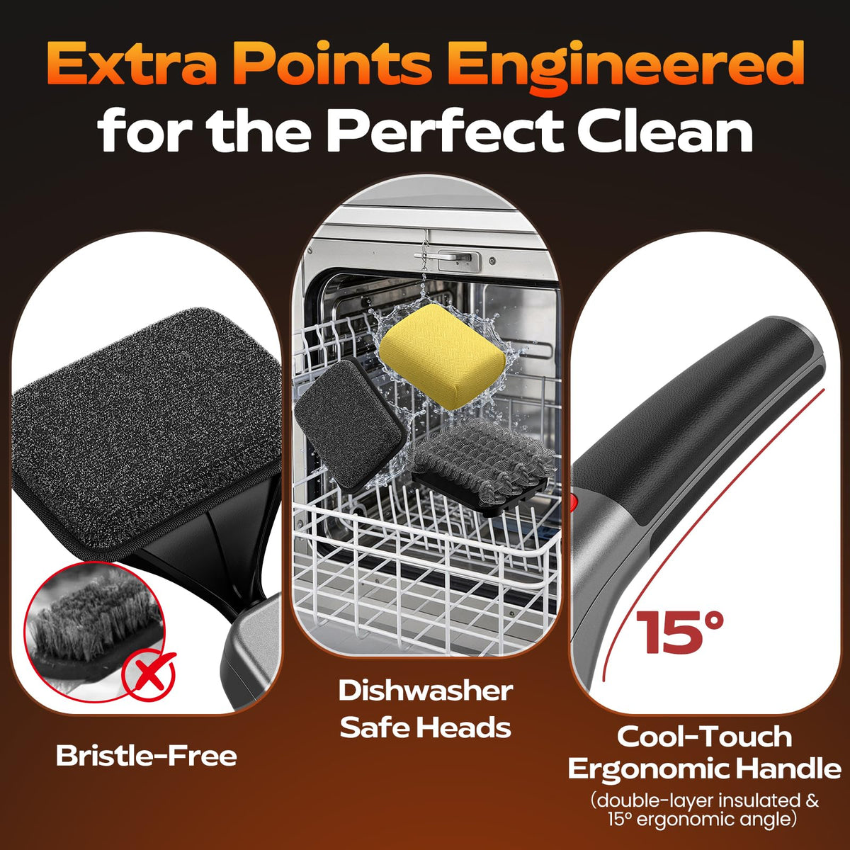 KSNLM cleans hot grates up to 600°F safely