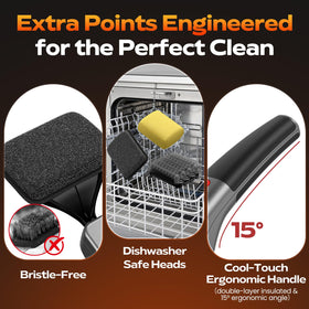 KSNLM cleans hot grates up to 600°F safely