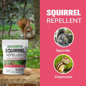 KsopoG peppermint deterrent for chipmunks in garden areas.