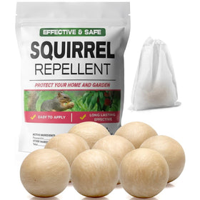 KsopoG Squirrel Repellent outdoor balls 8-pack protecting your yard.