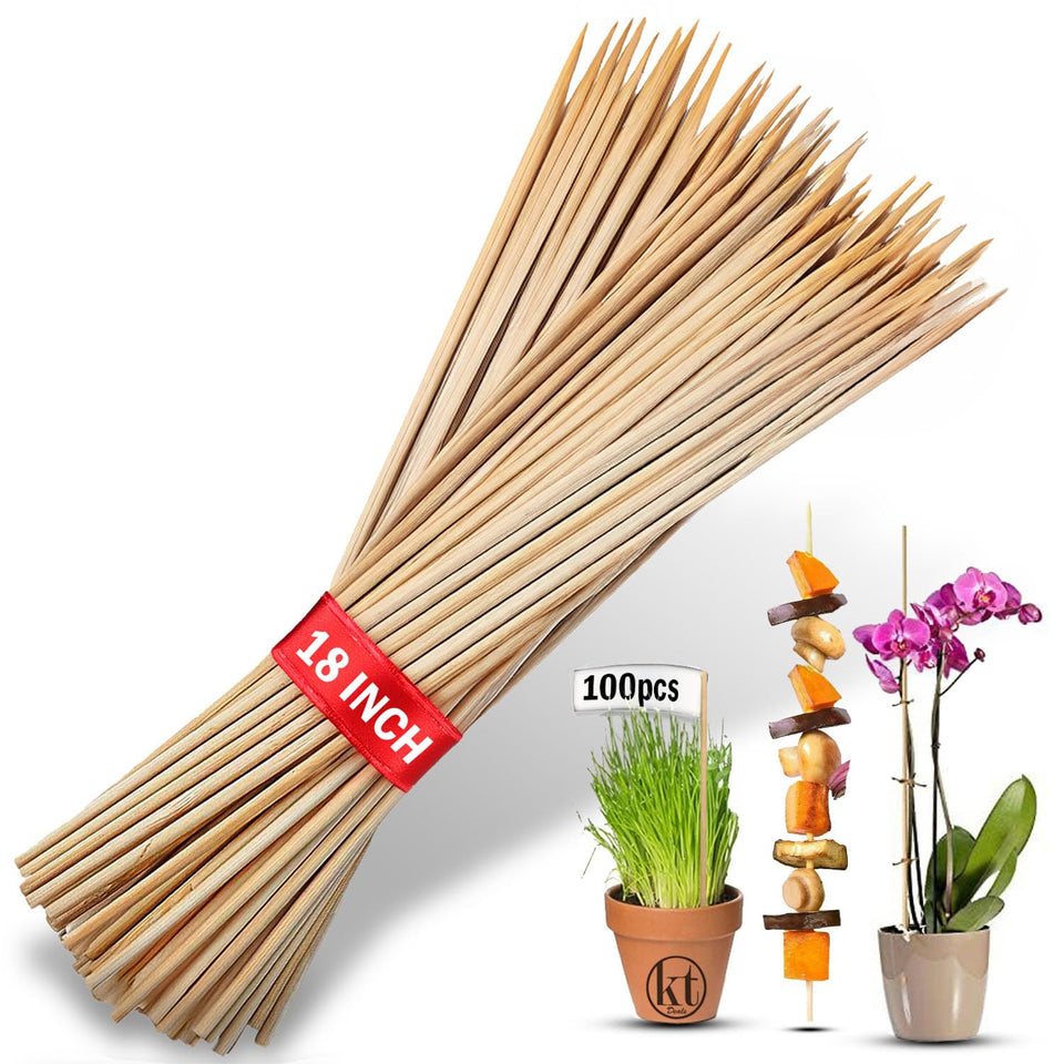 KT Deals 18-inch bamboo plant stake for versatile plant support