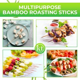KT Deals sustainable bamboo skewers offer eco-friendly roasting options.