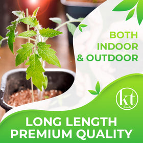 KT Deals wooden sign posting sticks ideal for garden labeling and crafts.