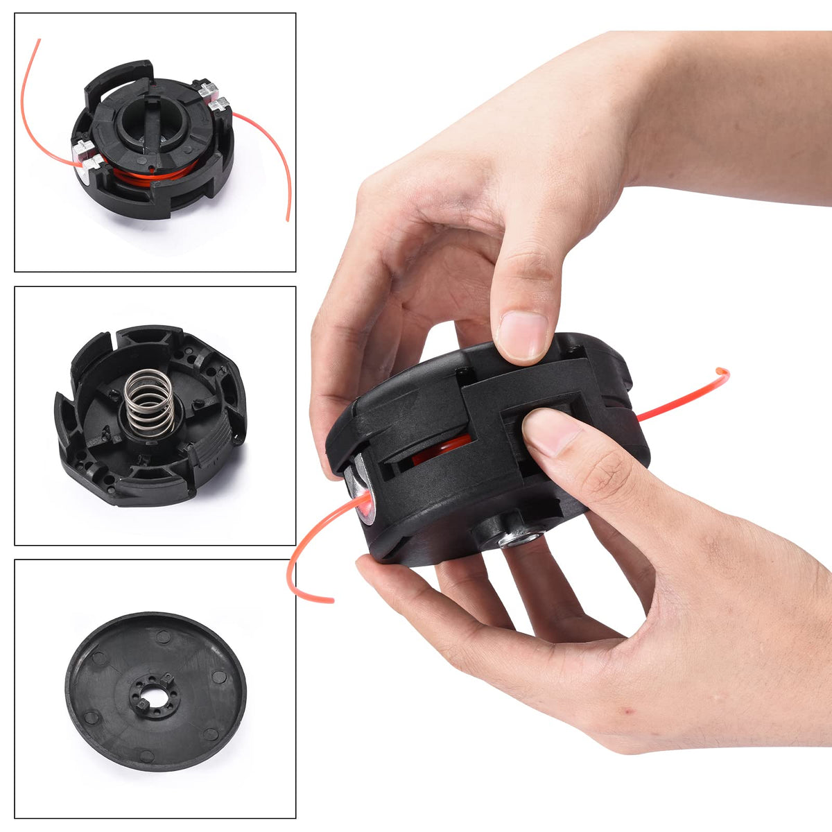 KTWT Speed-Feed 400 mechanism enables easy line loading on an Echo head.