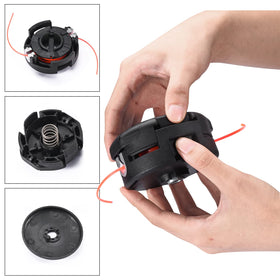 KTWT Speed-Feed 400 mechanism enables easy line loading on an Echo head.