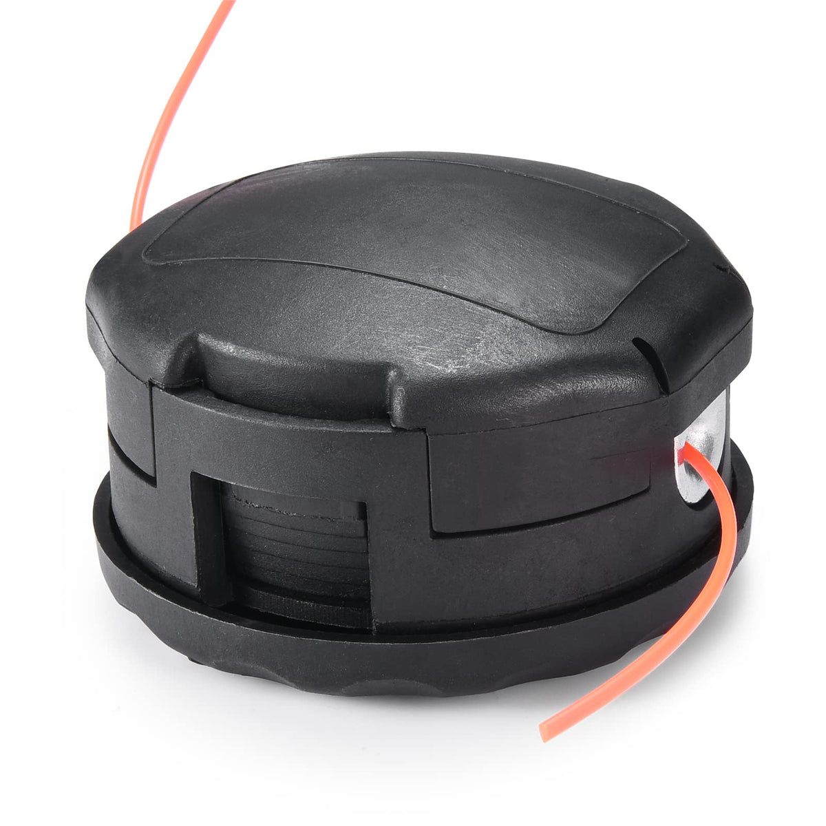 KTWT trimmer head attached to Echo PAS-225 for quick line feeding.
