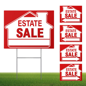 Kuco estate sign center clearly marks the main sale location for passersby.