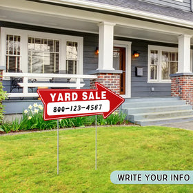 Kuco garage sale kit with stakes complements other yard sale supplies