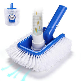 Kulahlik pool brush head with vacuum combo cleans inground and above-ground pools efficiently