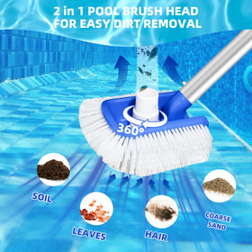 Kulahlik quad-sided brush delivers four-way scrubbing for deep crevices