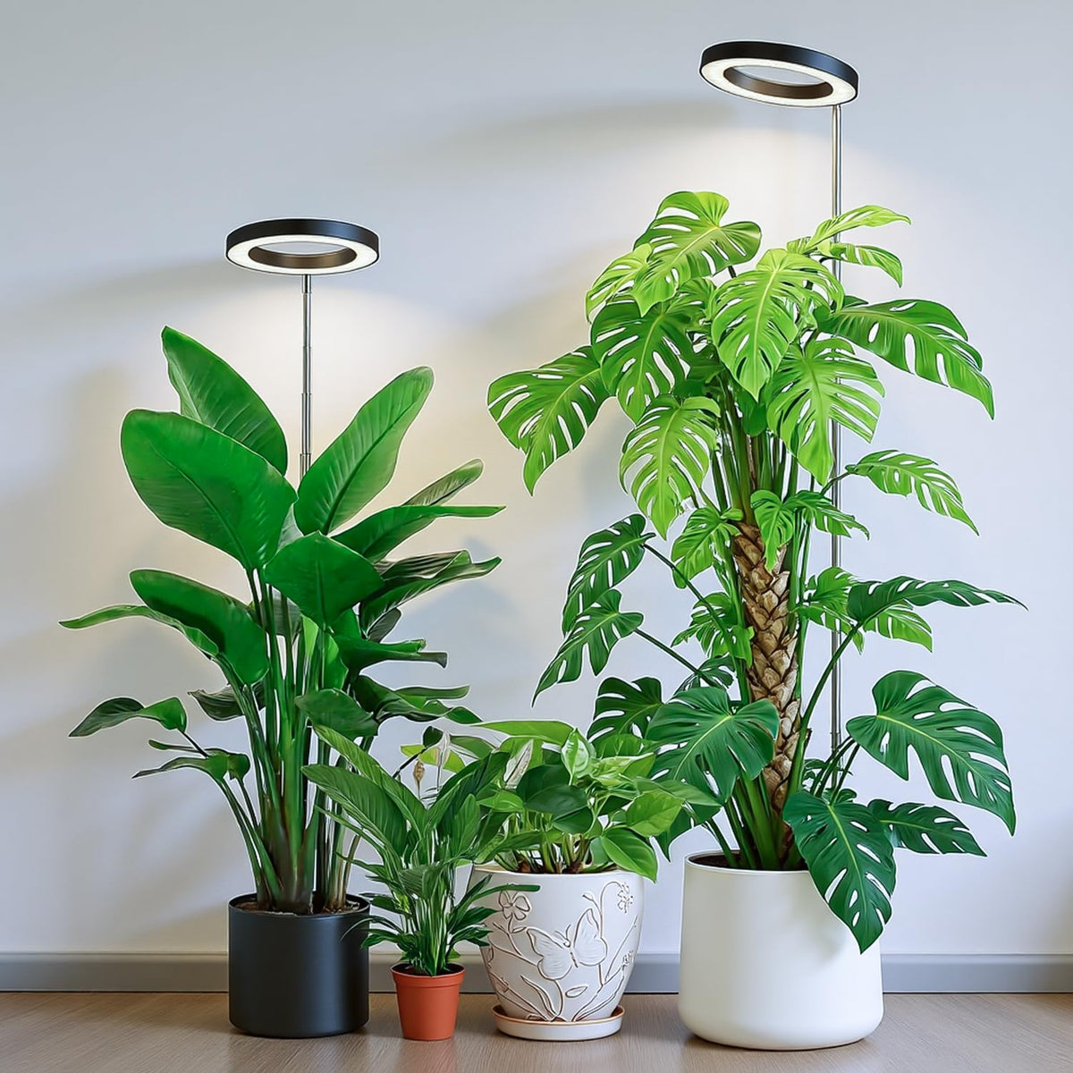 Kullsinss grow light with a 6.3-inch head boosts large indoor plants.
