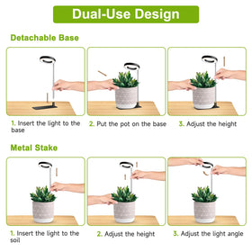 Kullsinss compact grow light doubles as room décor.