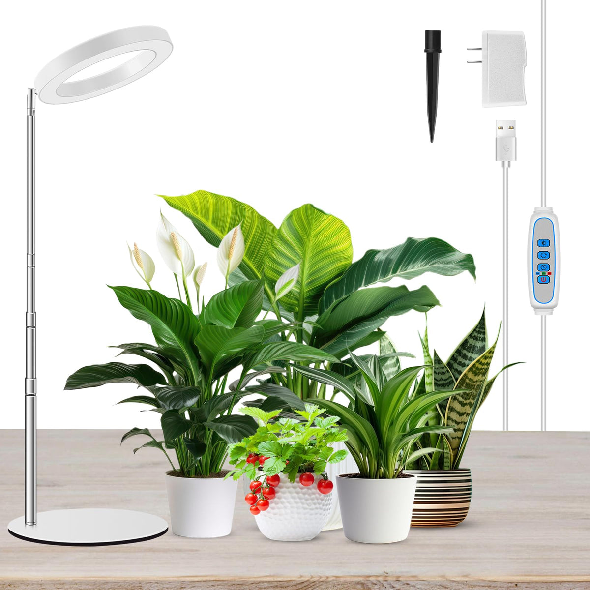 Kullsinss Grow Lights full spectrum panel for indoor plants improves growth