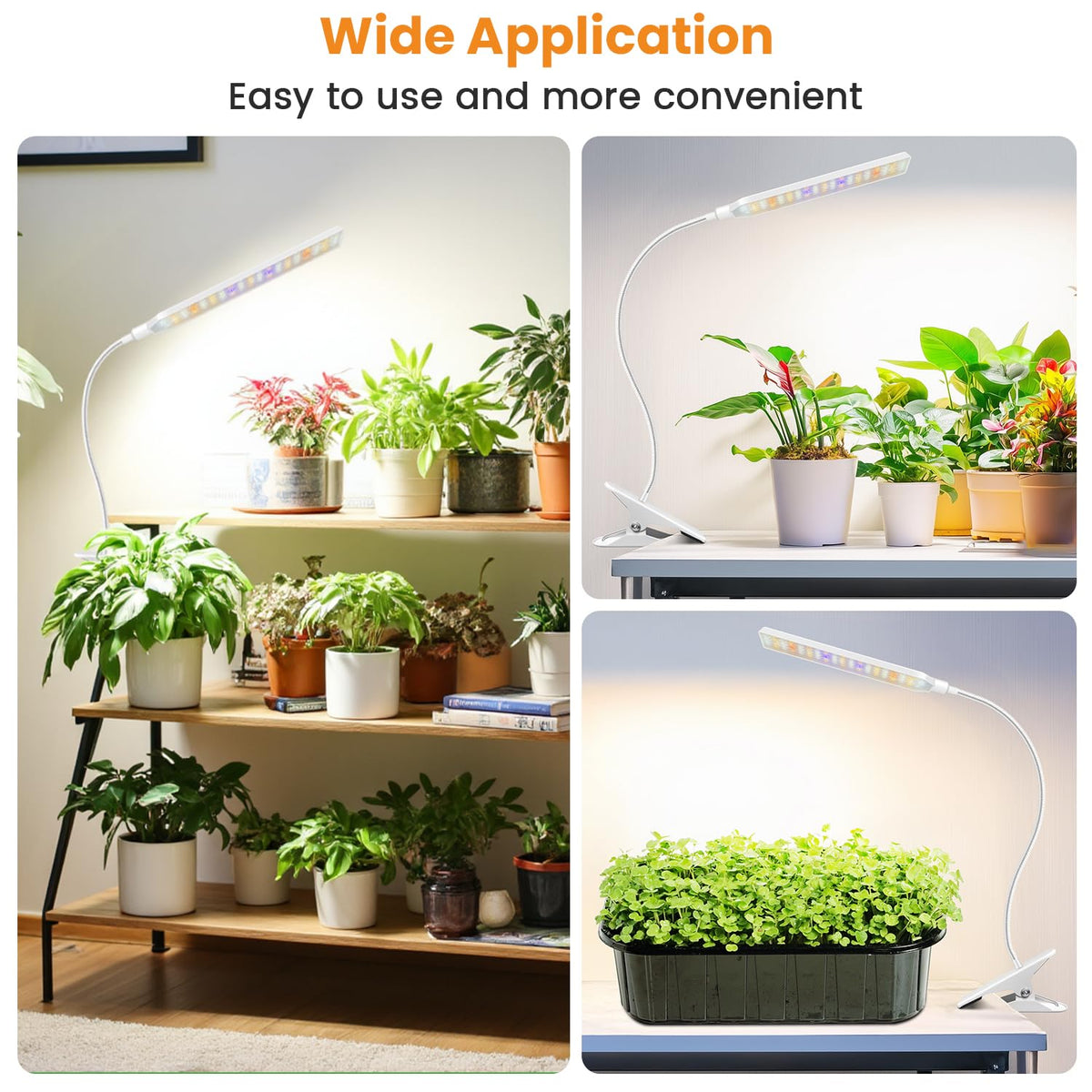 Kullsinss sleek white tube design fits modern home decor.