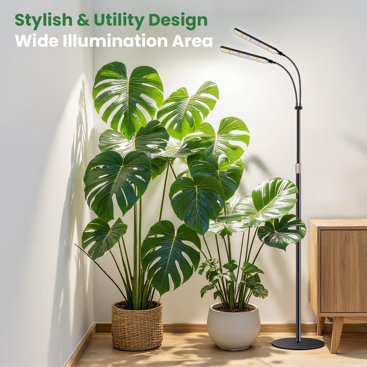 Kullsinss minimalist design with metal base blends into any room.