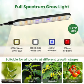 Kullsinss three-color modes help tailor light to plant needs.