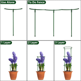 Kulusion durable ABS plastic stakes resist weather for long-lasting garden use