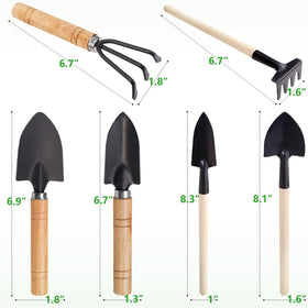 Kulusion compact 6-piece set, ideal for beginners and indoor gardens.