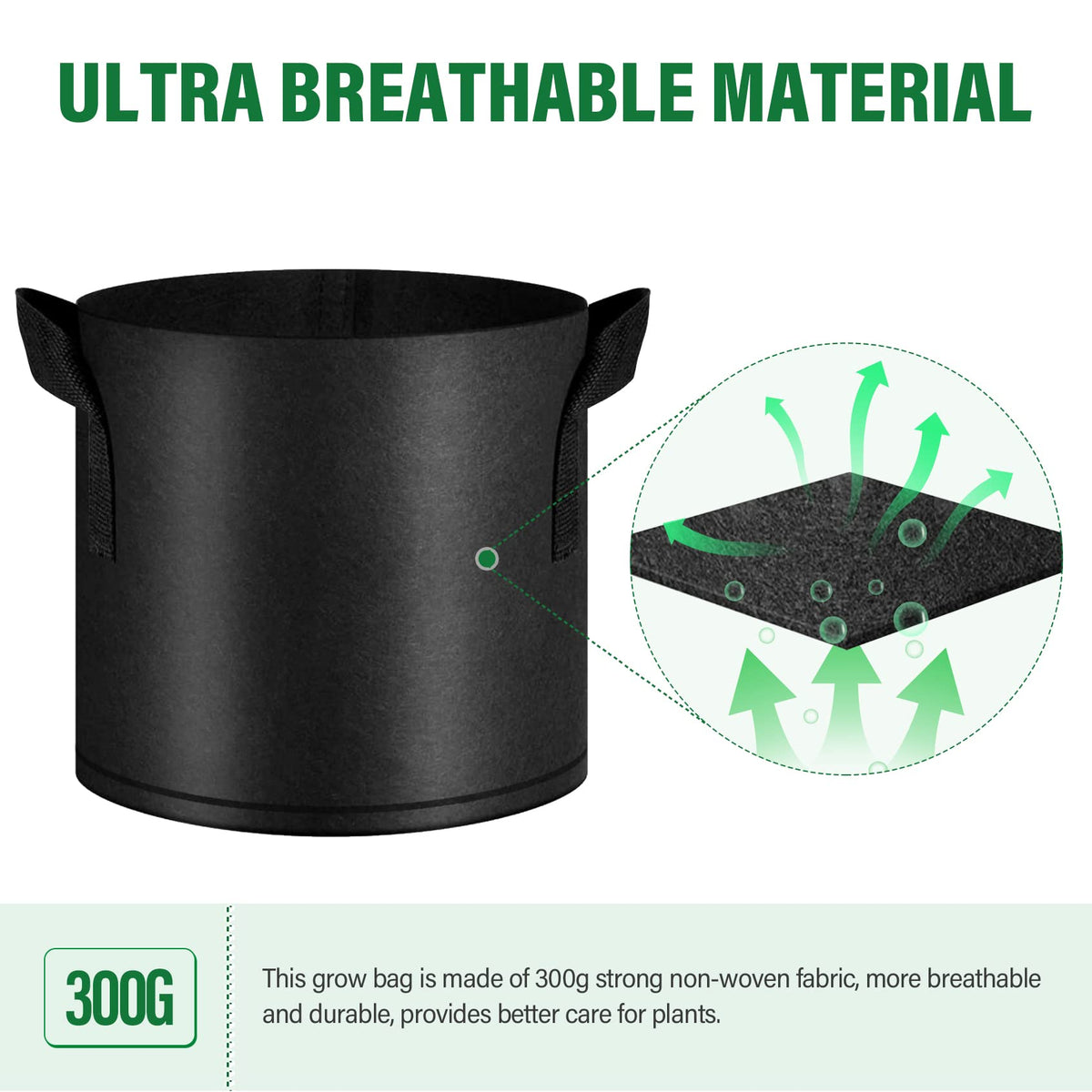 KuMers bags are washable and reusable for long-term garden projects.