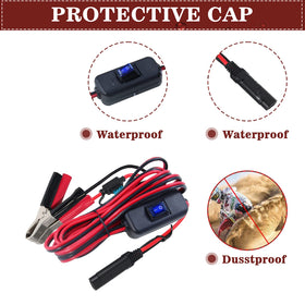 Cable-ready for marine, automotive, and outdoor setups like trolling motors.