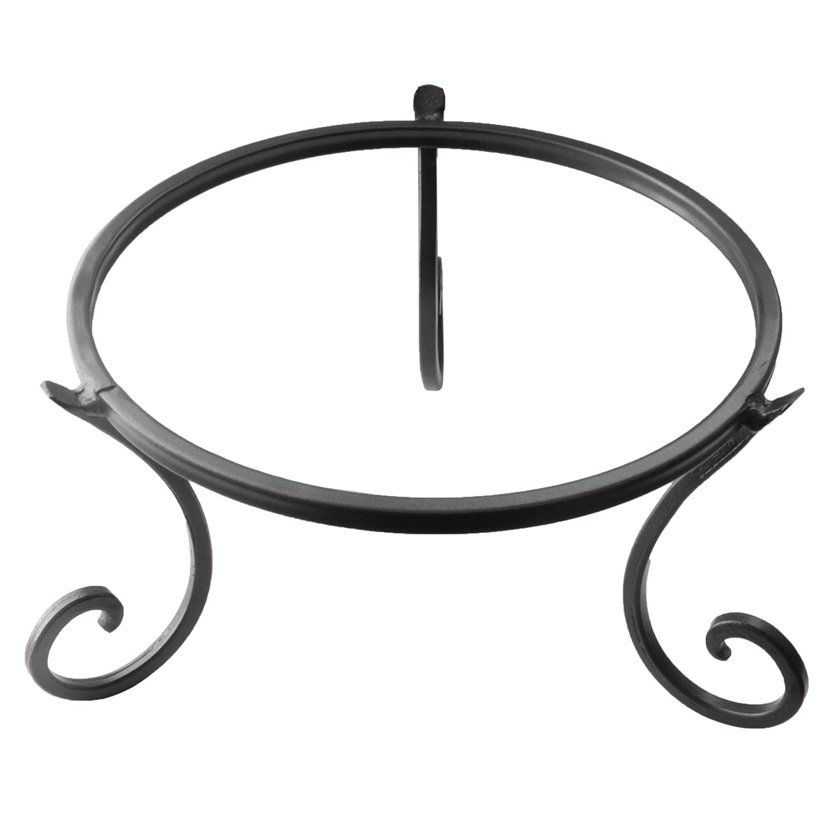 Kunjocy metal gazing ball stand displays a 10-12 inch globe outdoors