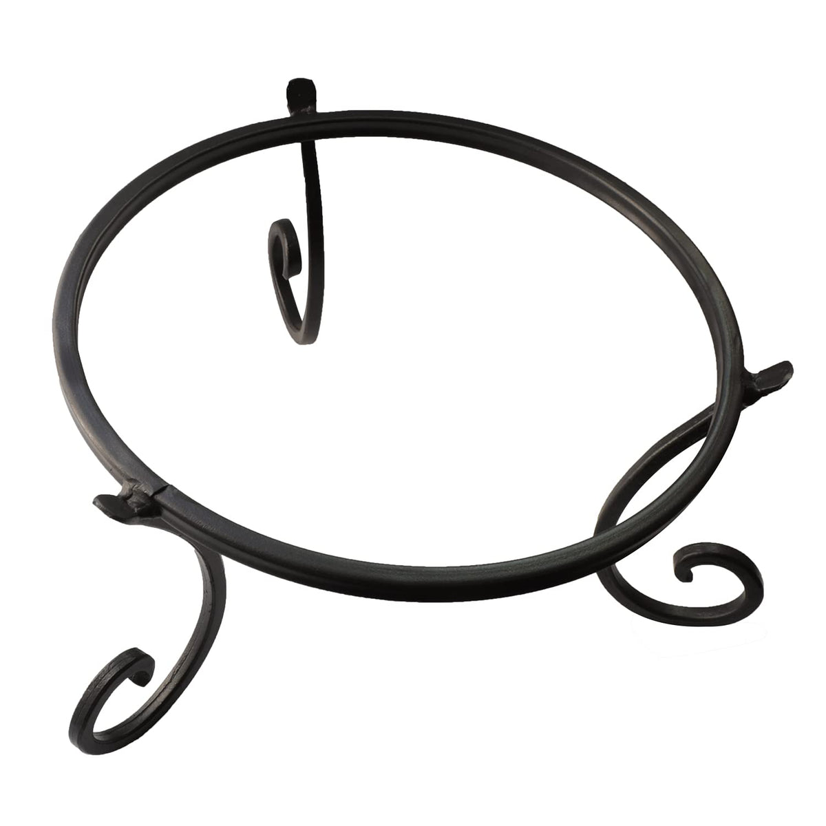 Kunjocy powder-coated stand resists rust for year-round garden decor