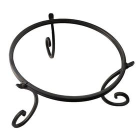 Kunjocy powder-coated stand resists rust for year-round garden decor
