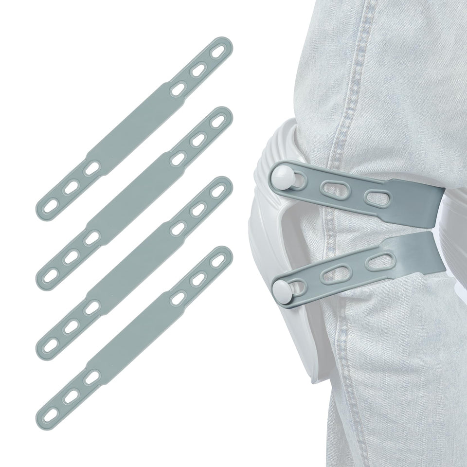 KUNN rubber knee pad straps four-pack for durable replacement and secure fit