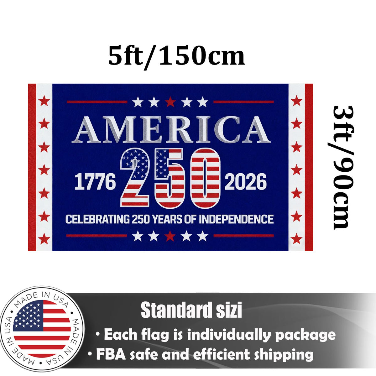 KUOKIP flag for indoor outdoor use supports versatile patriotic decor