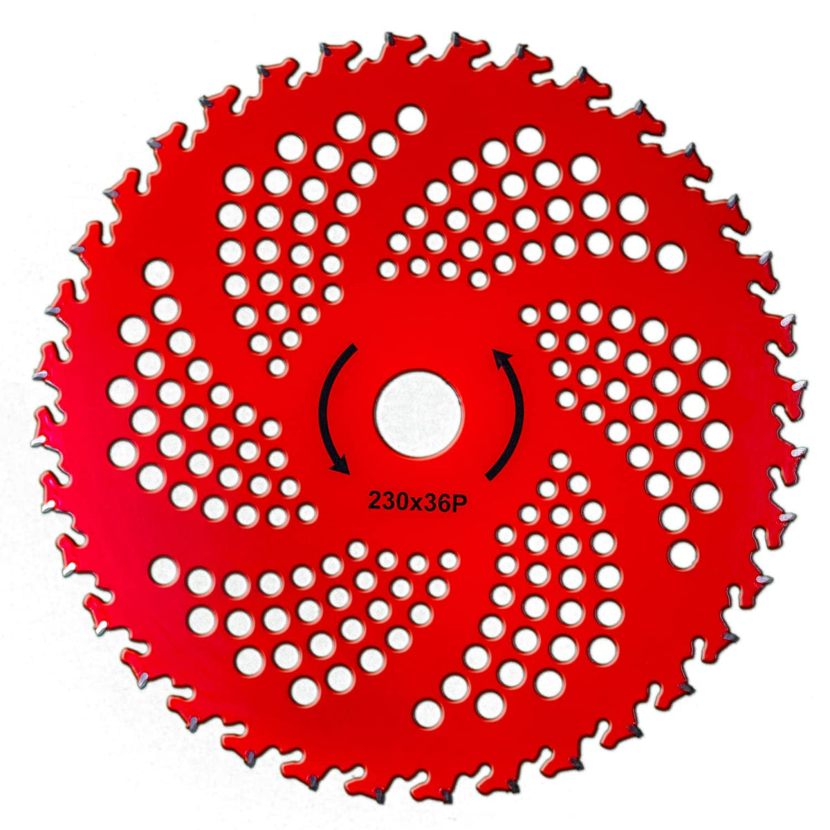 Kurt-Saw 2-pack 9-inch carbide blades cutting thick weeds for efficient yard work