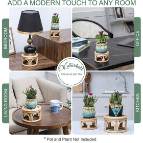 KUTORKILL handmade rattan texture closeup showcases artisanal craft.