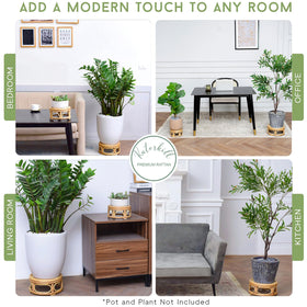 Kutorkill set of 2 stands offers versatile display options for multiple plants.