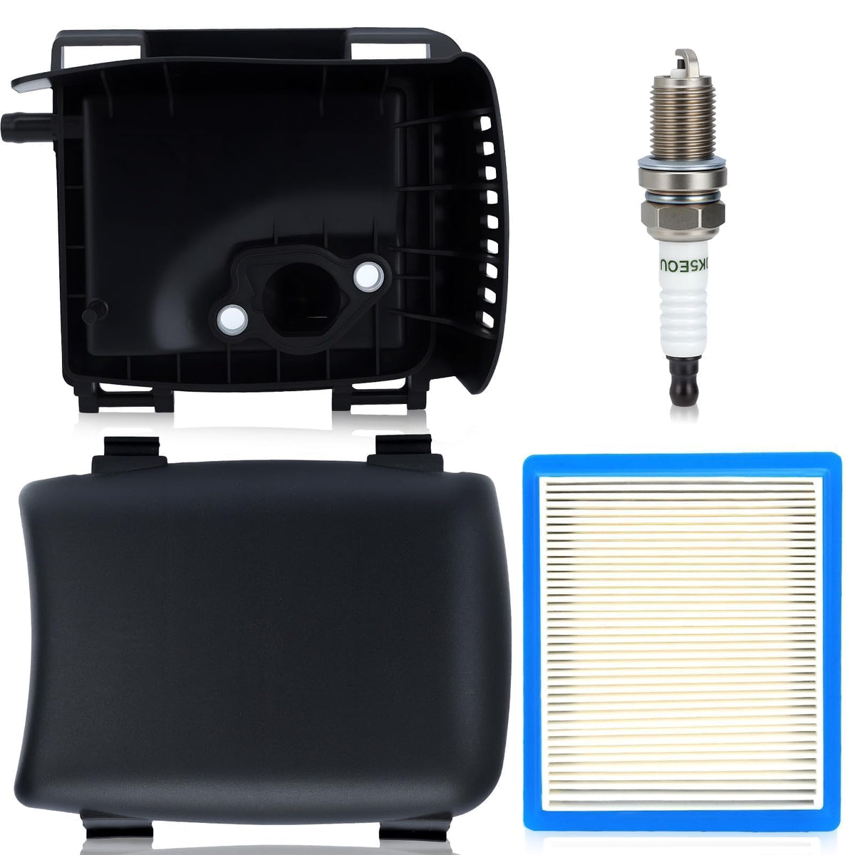 Kuupo air filter cover kit compatible with Kohler XT650/XT675 engines for easy maintenance.