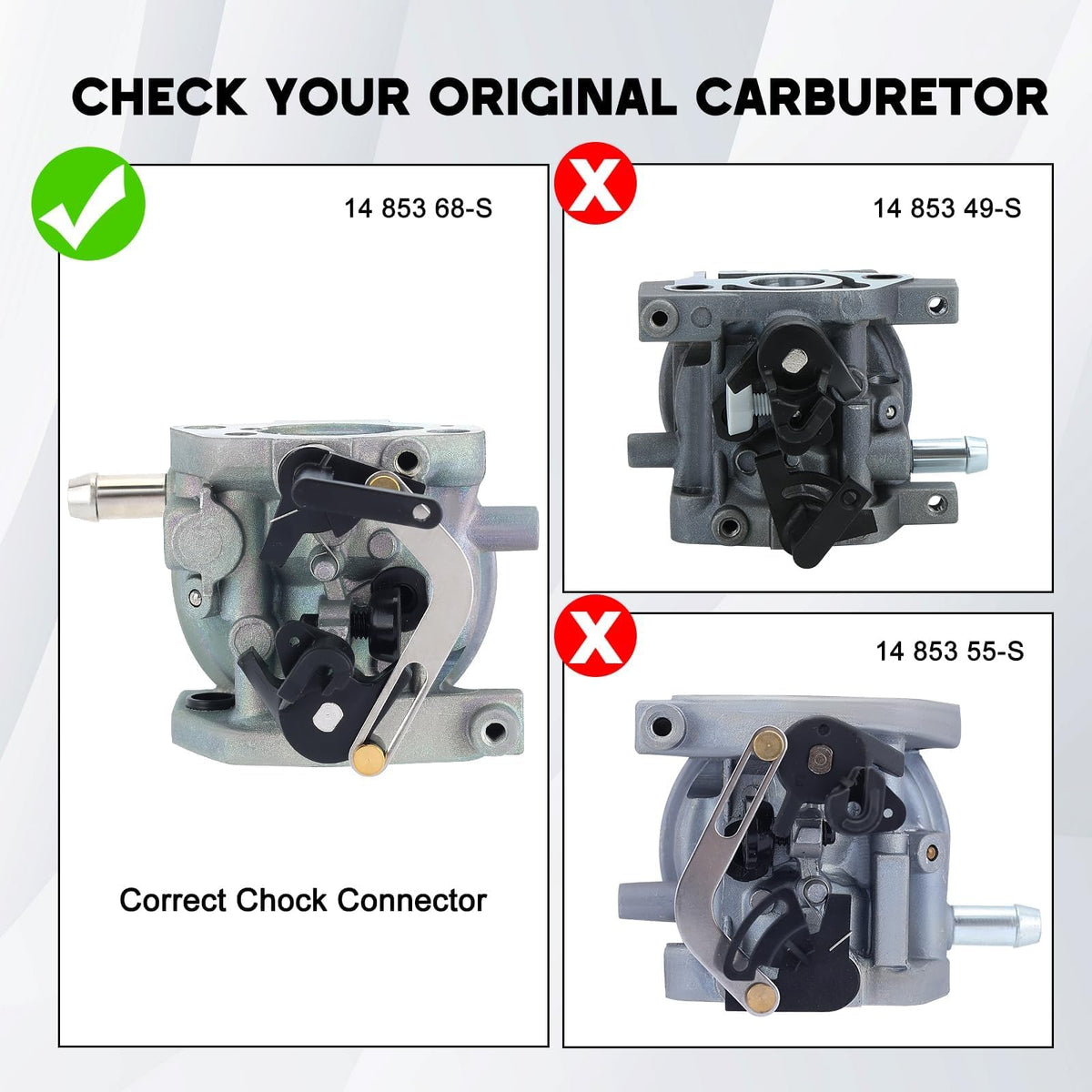 Package includes gasket, fuel filter, tube, and foam filter for complete replacement