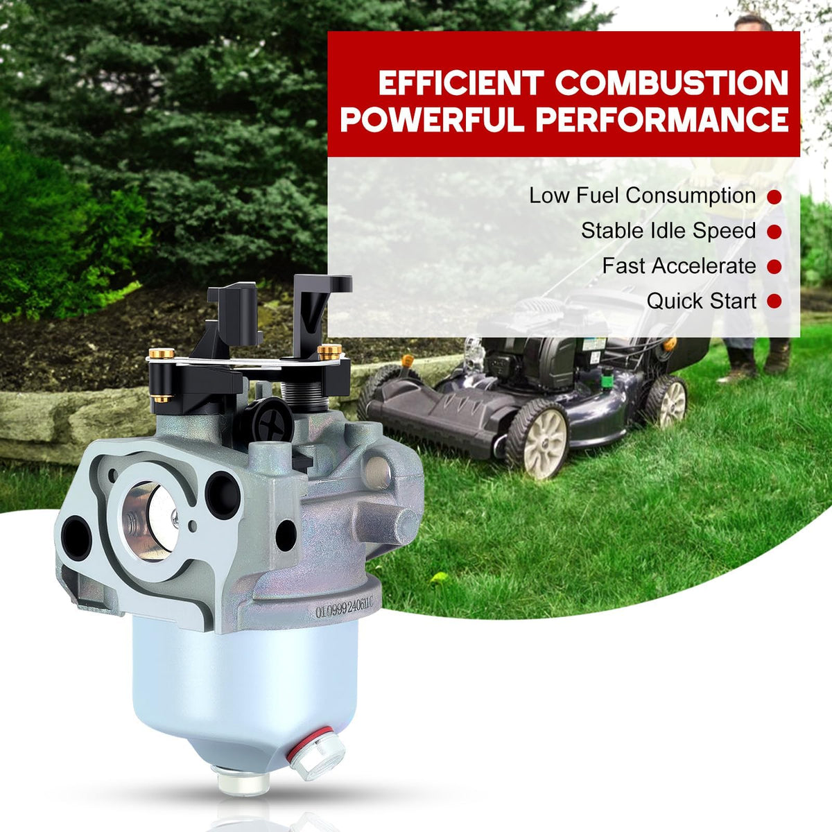 Carburetor replacement setup with Kuupo XT675 for Kohler engines