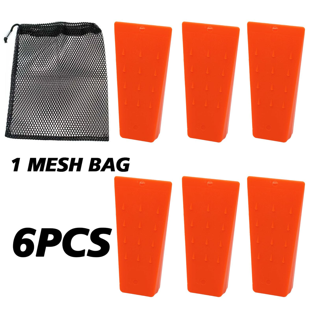 Kuzuryu mesh bag keeps wedges organized and accessible.