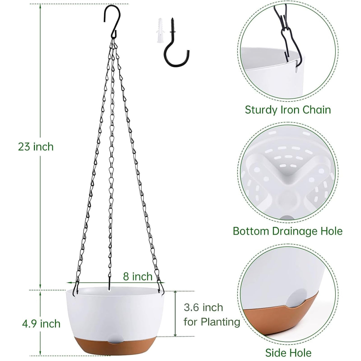 Kvetto self-watering tray in use showing moisture control.